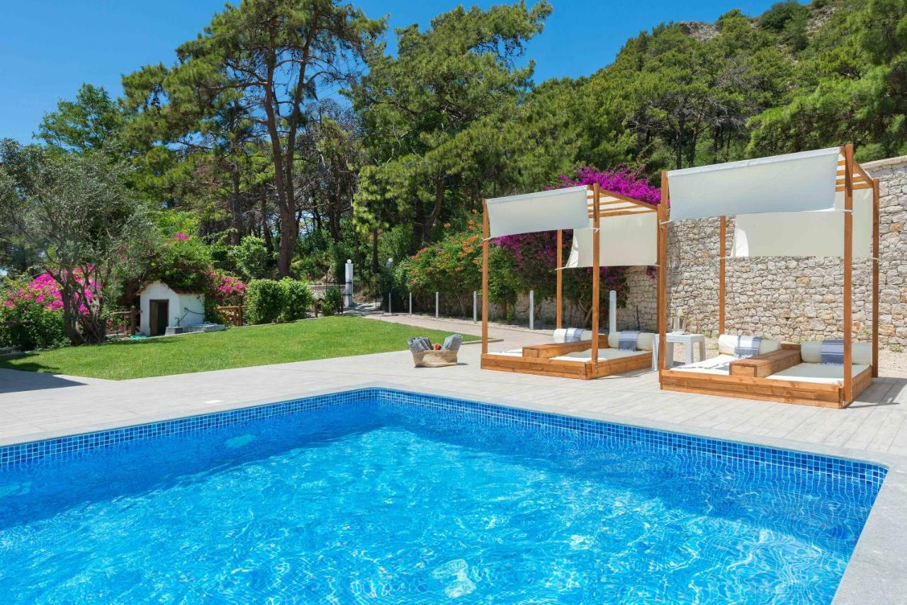 Una Villa Rhodes Ixia  Bagian luar foto